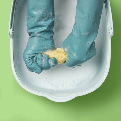 Wielorazowe rękawice lateksowe do ciężkich prac, M