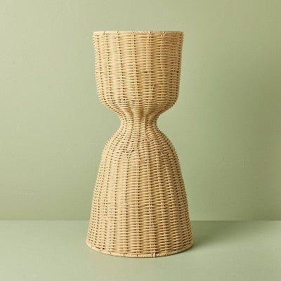 Kwadratowa doniczka samonawadniająca 25 x 25 cm pomarańczowa