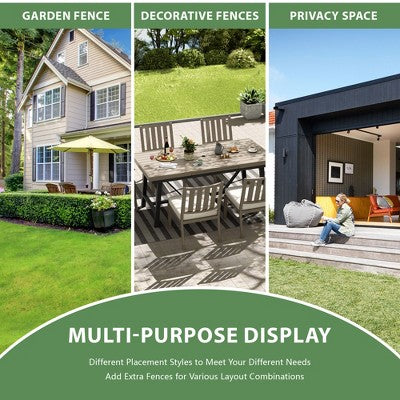 Grzadke PVC z trejażem i palikami, 259 x 122 cm