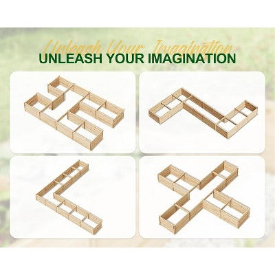 Podwyzszona grzadke U-ksztaltna, 229 x 457 x 49,8 cm